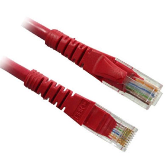Imagen de PAQ. C/5 - DTC - B-ROBOTIX - CABLE PATCH CAT5E 1.50 MTS. CON BOTA ROJO 