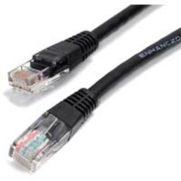 Imagen de PAQ. C/3 - STARTECH - CABLE 91CM RED UTP RJ45 CAT6 ETHERNET GIGABIT MOLDEADO NEGRO