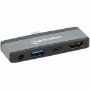 Imagen de IC - DOCKING USB-C 4 PTOS HDMI USB -A 3.5MM USB-C PD SIN CABLE