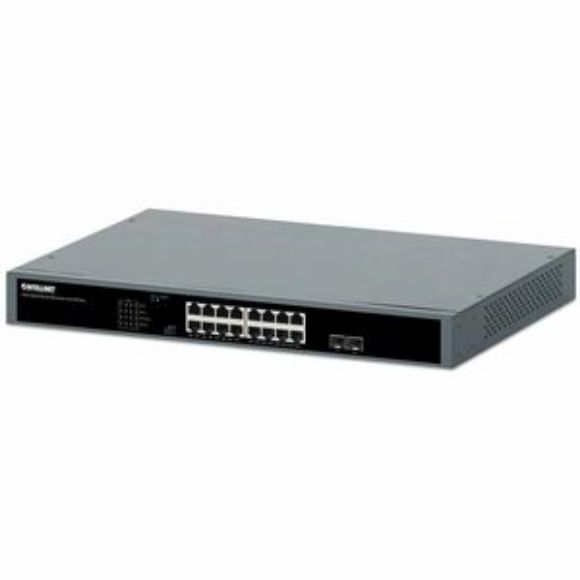 Imagen de IC - POE SWITCH GB 16 PTOS 19IN 30W PTO 250W 2 SFP PORTS