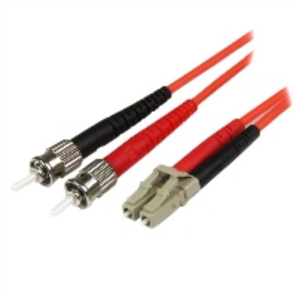 Imagen de STARTECH - CABLE 5M PATCH FIBRA DUPLEX MULTIMODO 50/125 LC A ST .