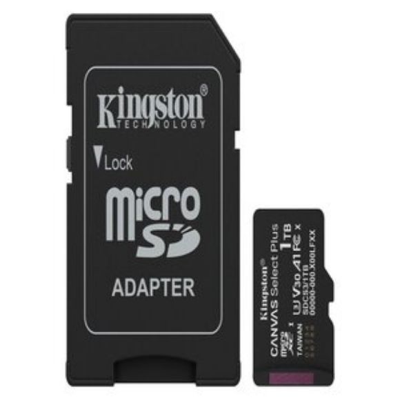 Imagen de KINGSTON - SDXC MEMORIA KINGSTON 1TB CANVA SELECTPLUS GEN3 150MB/S C10 UHS-I U