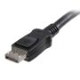Imagen de STARTECH - CABLE 6M DISPLAYPORT CON SEGURO PARA MONITOR MACHO A MACH.