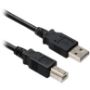 Imagen de PAQ. C/5 - DTC - B-ROBOTIX - CABLE USB V2.0 A-B NEGRO 3.00 MTS.