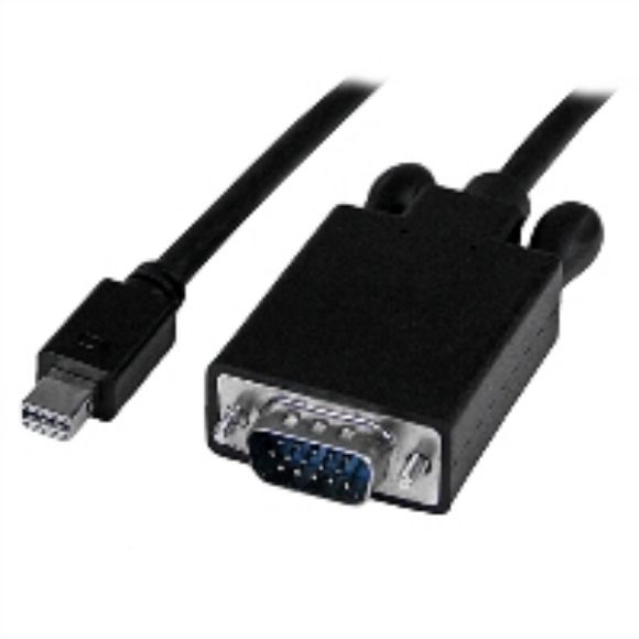 Imagen de STARTECH - CABLE 1.8M ADAPTADOR ACTIVO MINI DISPLAYPORT A VGA NEGRO .