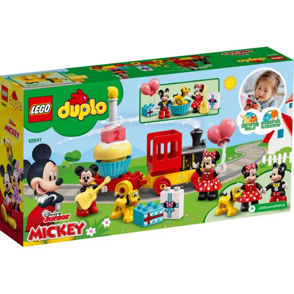 Imagen de LEGO - 10941 DUPLO TREN DE CUMPLEAÑOS DE MICKEY Y MINNIE 22 PZAS.