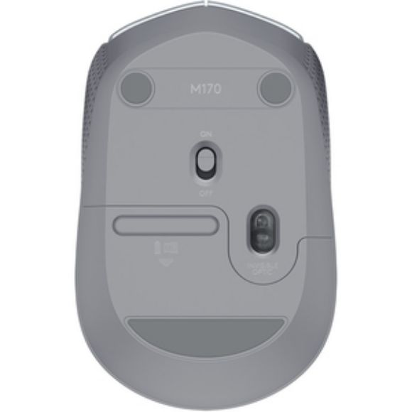Imagen de PAQ. C/2 - LOGITECH - MOUSE M170-SILVER-2.4GHZ-N/A-AM 4PK SHIPPER AUTO