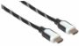 Imagen de IC - CABLE HDMI TEXTIL3.0M ETHETNET 3D 4K M-M VELOCIDAD 2.0 NEG/BLA