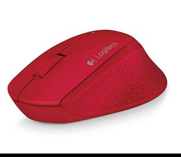 Imagen de LOGITECH - MOUSE LOGITECH M280 ROJO OPTICO INALAMBRICO