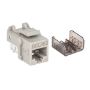 Imagen de PAQ. C/3 - IC - JACK RJ45 CAT6A UTP KEYSTONE DE IMPACTO GRIS