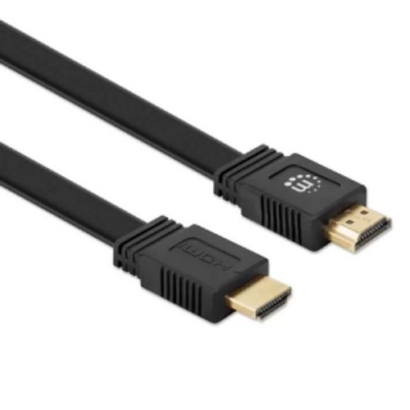 Imagen de PAQ. C/2 - IC - CABLE HDMI 2.0 PLANO 4K 1.0M UH D M-M