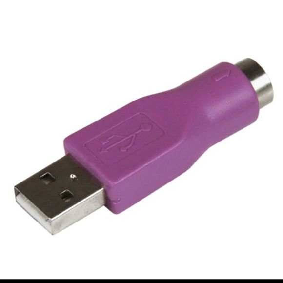 Imagen de PAQ. C/2 - STARTECH - ADAPTADOR DE TECLADO PS/2 A USB HEMBRA A MACHO .