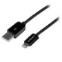 Imagen de STARTECH - CABLE 1M LIGHTNING APPLE IPOD IPAD IPHONE 5 A USB 2.0 NEGRO