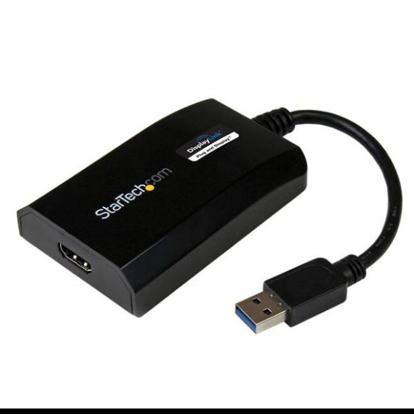 Imagen de STARTECH - ADAPTADOR GRAFICO EXTERNO USB 3 3.0 A HDMI HD DISPLAYLINK MAC PC.