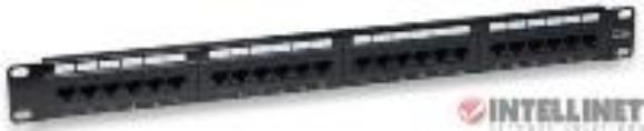 Imagen de INTELLINET - PANEL PARCHEO CAT 5E,24 PTOS 1 NIV. RACK                              