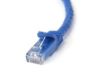 Imagen de PAQ. C/2 - STARTECH - CABLE DE RED ETHERNET 3M CAT6 RJ45 SNAGLESS GIGABIT AZUL
