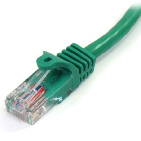 Imagen de PAQ. C/2 - STARTECH - CABLE 2M VERDE RED 100MBPS CAT5E ETHERNET RJ45 SNAGLESS