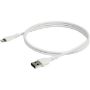 Imagen de STARTECH - CABLE DE 1M USB A LIGHTNING CERTIFICADO MFI APPLE BLANCO