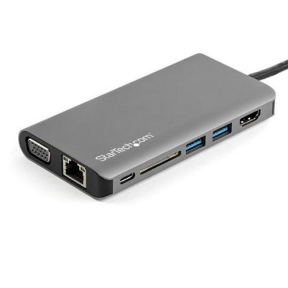 Imagen de STARTECH - ADAPTADOR USB-C MULTIPUERTOS HDMI/VGA - 100W PD - LECTOR DE SD