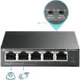 Imagen de TP-LINK - 5-PORT 10/100 MBPS DESKTOP SWITCH WITH 4-PORT POE