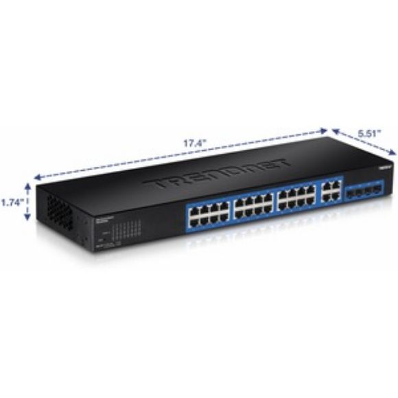 Imagen de TRENDNET - 27 PORT GIGABIT POE SWITCH .