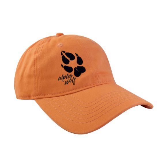 Imagen de SION - GORRA SANDWICH CON CINTILLO DE AJUSTE Y HEBILLA, ALPHA WOLF, NARANJA