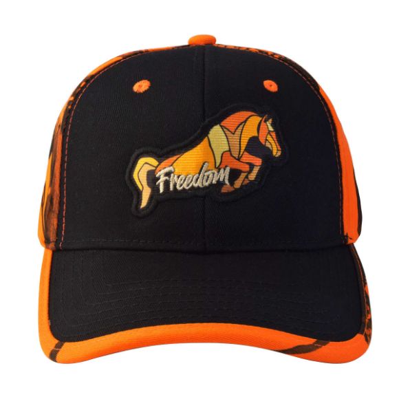 Imagen de SION - GORRA CON AJUSTADOR EN VELCRO, FREEDOM, CAMUFLAJE NARANJA C/NEGRO