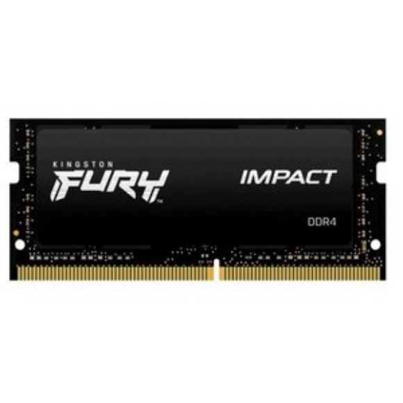 Imagen de KINGSTON - RAM FURY IMPACT 16GB SODIMM DDR4 3200 MTS CL20 2GX64 XMP