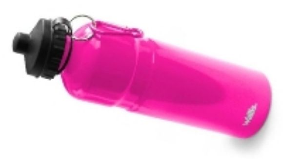 Imagen de PAQ. C/2 - WALLIS - CILINDRO DE ALUMINIO, PARA AGUA CON GANCHO, TAPA ROSCA Y CHUPÓN, 750 ML, FIUSHA