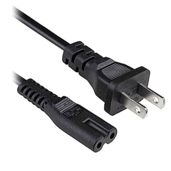 Imagen de PAQ. C/3 - DTC - B-ROBOTIX - CABLE CORRIENTE PARA LAPTOP TIPO 8, 1.80 MTS.