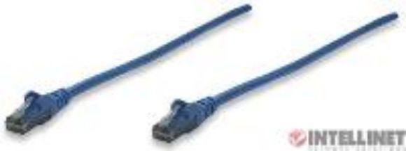 Imagen de PAQ. C/3 - INTELLINET - CABLE PATCH CAT 6,  3.0M(10.0F) UTP AZUL                              