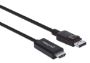 Imagen de MANHATTAN - CABLE DISPLAYPORT - HDMI M-M 4K  3.0M