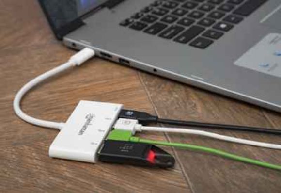 Imagen de MANHATTAN - HUB USB-C  3 PTOS A + 1 PTO C
