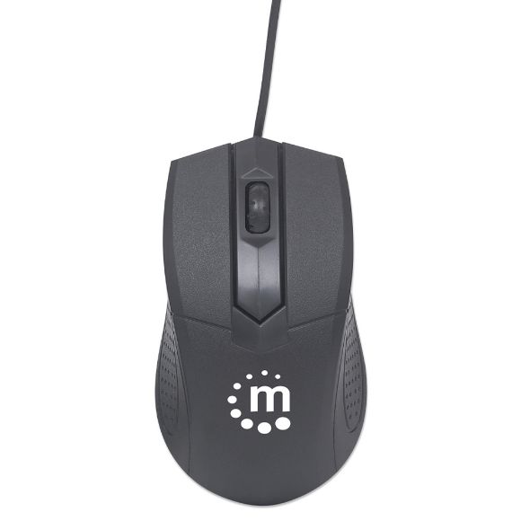 Imagen de PAQ. C/2 - MANHATTAN - TECLADO Y MOUSE ÓPTICO USB CABLEADO, COMBO