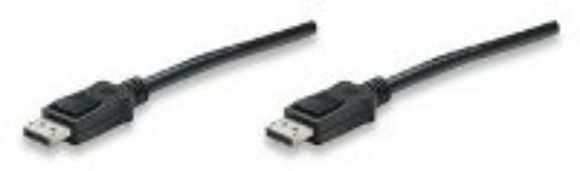 Imagen de PAQ. C/2 - MANHATTAN - CABLE DISPLAYPORT 3.0M NEGRO                                          