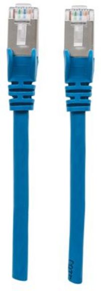Imagen de PAQ. C/5 - INTELLINET - CABLE PATCH CAT 6A,  0.3M( 1.0F) S/FTP AZUL