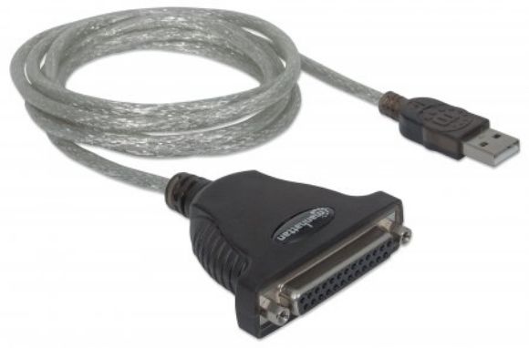 Imagen de MANHATTAN - CONVERTIDOR USB A PARALELO DB25                                       
