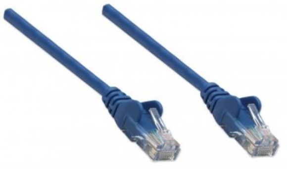 Imagen de PAQ. C/2 - MANHATTAN - CABLE PATCH CAT 6,  5.0M(16.4F) UTP AZUL                              