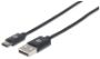Imagen de MANHATTAN - CABLE USB-C V2.0, C-A 3.0M NEGRO 480MBPS