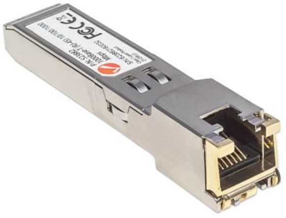 Imagen de INTELLINET - MODULO SFP GB COBRE RJ45 FTP, 100M