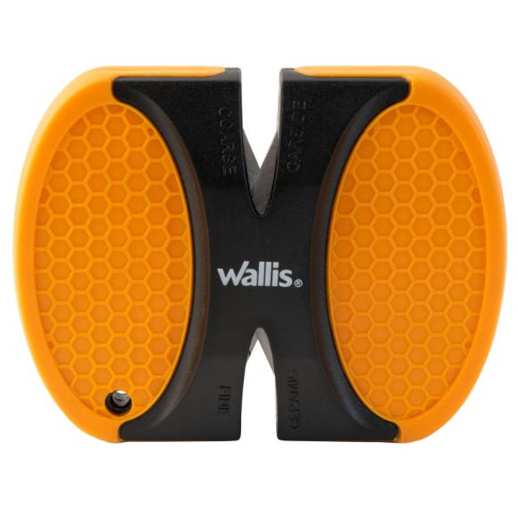 Imagen de WALLIS - AFILADOR PARA CUCHILLOS/NAVAJAS ABS, TERMOPLÁSTICO, CUCHILLAS DE CARBONO Y CERÁMICAM, NARANJA