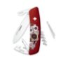 Imagen de SWIZA - NAVAJA EDICION ESPECIAL STANDARD D03 MEXICAN SKULL, 11 FUNCIONES, ROJO OSCURO