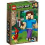 Imagen de LEGO - 21148 MINECRAFT BIGFIG STEVE CON LORO 159 PZAS.