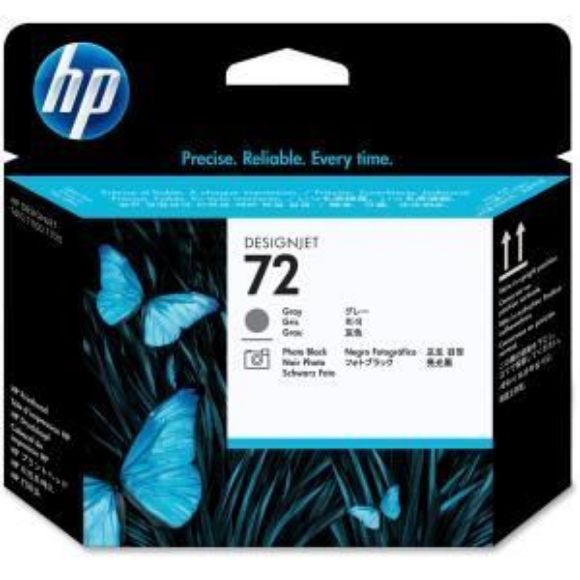 Imagen de HEWLETT PACKARD - HP 72 CABEZAL GRIS/NGROFOTO TINTA AMPLIO FORMATO C9380A
