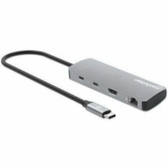 Imagen de IC - DOCKING STATION USB-C 9 PUERTO HDMI 4K 3XUSB-A USB-C DATOS PD