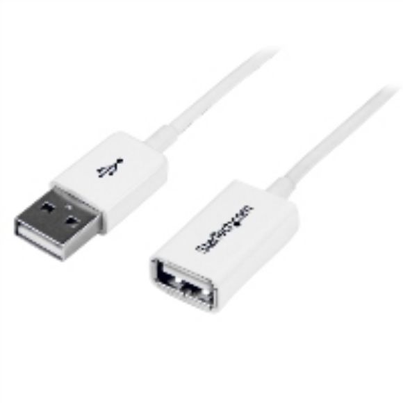 Imagen de STARTECH - CABLE 3M EXTENSION ALARGADOR USB 2.0 MACHO A HEMBRA BLANCO .