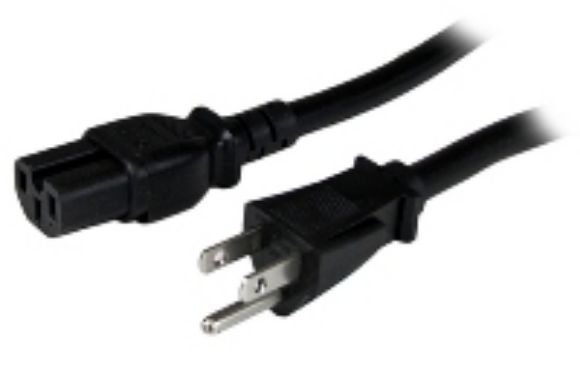 Imagen de STARTECH - CABLE 2.4M DE ALIMENTACION 14AWG DE PC NEMA5-15P A C15 TIER.A