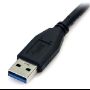 Imagen de STARTECH - CABLE 50CM USB 3.0 MICRO USB B A USB A MACHO A MACHO .