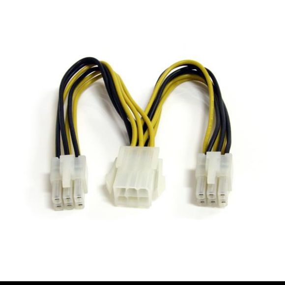 Imagen de STARTECH - CABLE ADAPTADOR DE CORRIENTE PCI EXPRESS 6 PINES A 8 PINES .