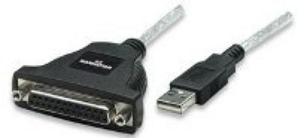 Imagen de MANHATTAN - CONVERTIDOR USB A PARALELO DB25                                       